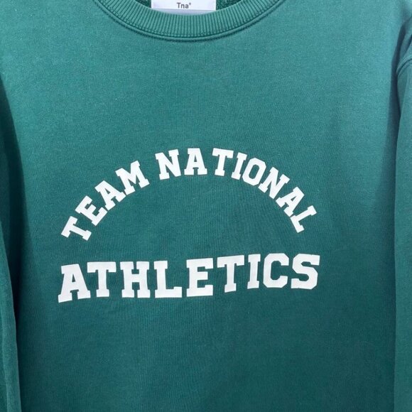 TNA Aritzia Green Team National Athletics Sweatshirt - Size Small - Picture 3 of 9